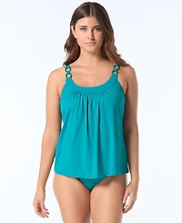 Coco Reef Women's Ultra Fit Embellished-Strap Tankini Top