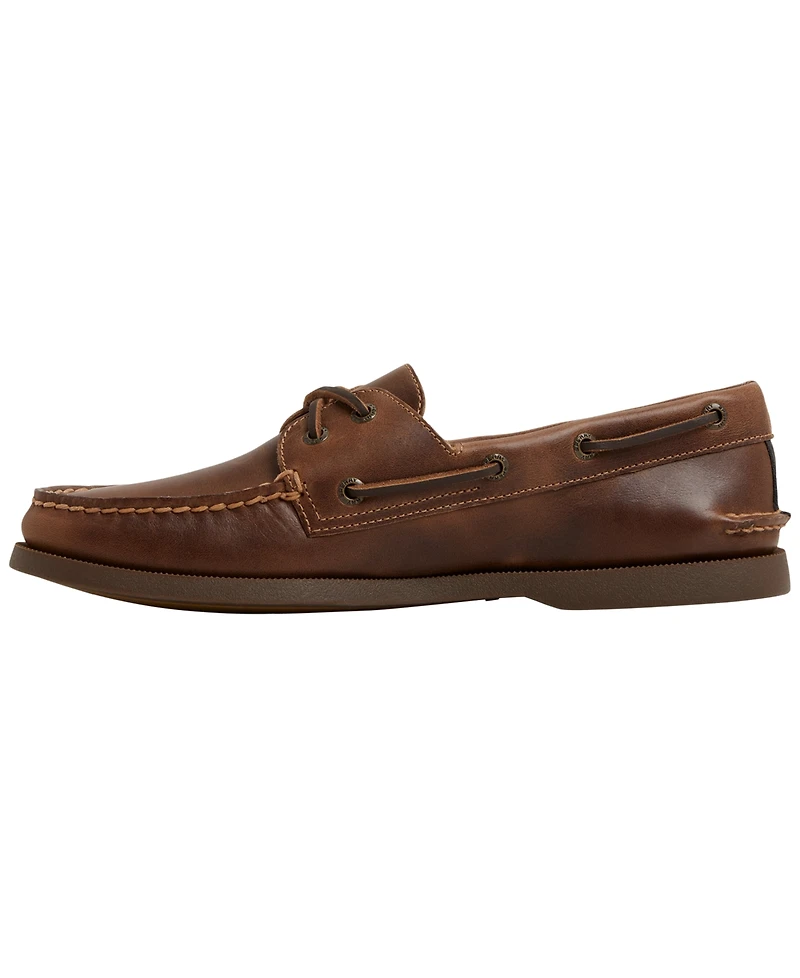 Sperry Men's Lace-Up Round-Toe Boat Shoes