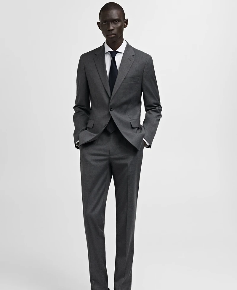 Mango Men's Milan Slim-Fit Suit Blazer