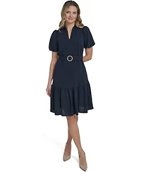 Jessica Howard Petite Tiered Shirt Dress