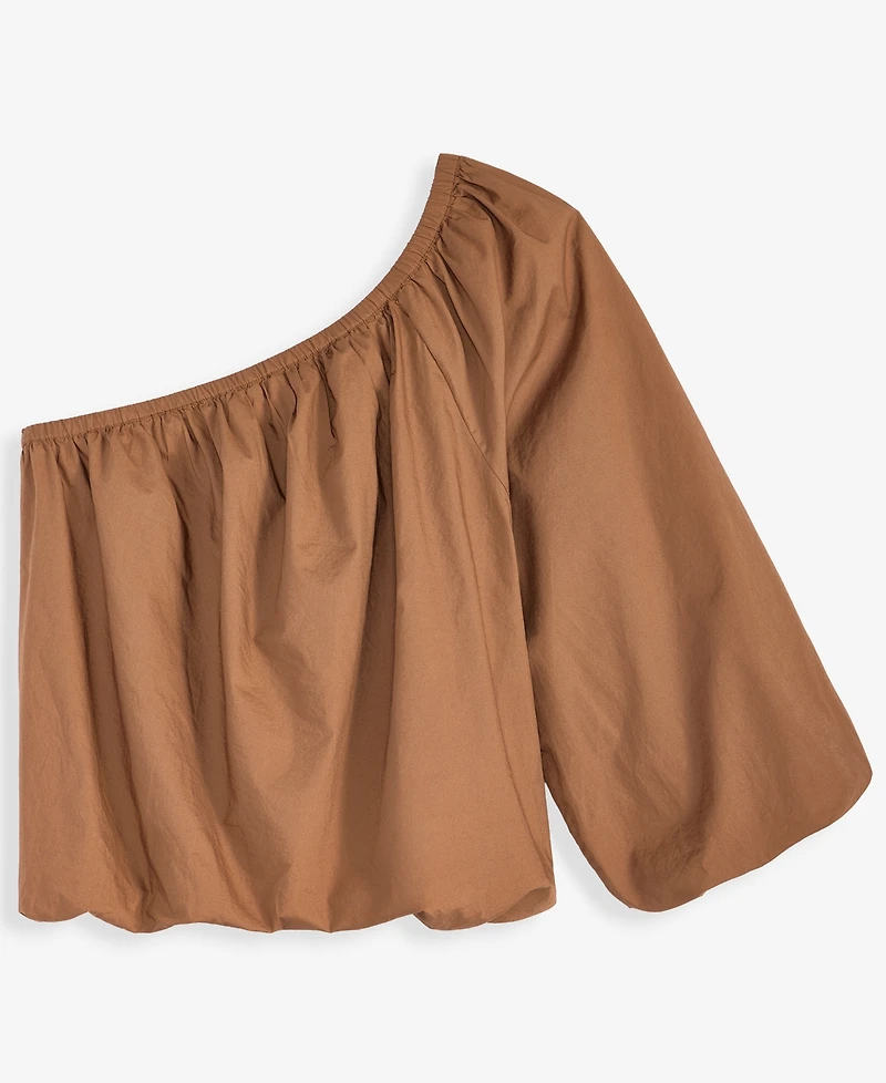 I.n.c. International Concepts Women's One-Shoulder Bubble-Hem Top, Macy's Exclusive