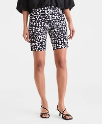 I.n.c. International Concepts Women's Printed Pull-On Bermuda Shorts, Macy's Exclusive