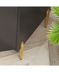 Streamdale Funiture Home wine bar cabinet with rack & shelf