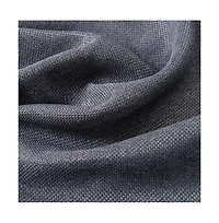 Oliva Gray Lucas Jacquard Blackout Grommet Panel