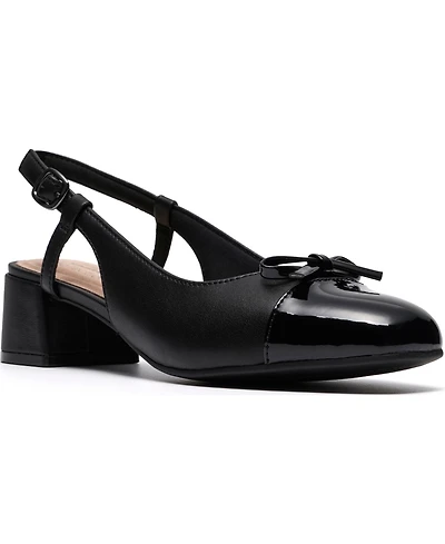 Clarks Women's Iridessa Sling Block Heel Dress Pumps