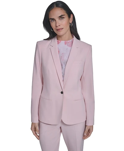Calvin Klein Petite One-Button Blazer