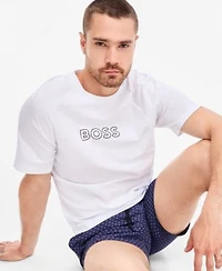 Boss By Hugo Boss Logo T Shirt Printed Dots 5 Swim Trunks