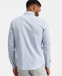 Michael Kors Men's Slim-Fit Dobby Dot Print Dress Shirt