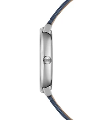 Raymond Weil Men's Toccata Blue Leather Watch, 32x36mm