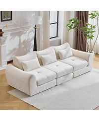 Streamdale Furniture Modular Cloud Sofa, Convertible Folding Sofa Bed, Sectional Cushioned Sofa