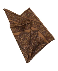 Elizabetta Men's Lario - Double Sided Silk Pocket Square for Men
