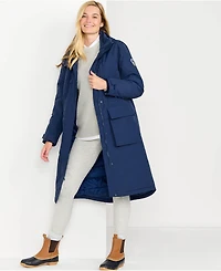 Lands' End Plus Squall Waterproof Insulated Winter Stadium Maxi Coat