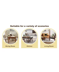 Streamdale Furniture Streamdale -Pack Heavy-duty Chairs: 2.1" Cushion, Iron Frame