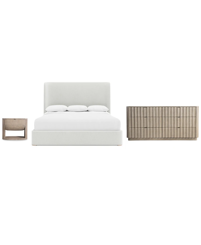 Bernhardt 3-Pc. Wood Loggia Bedroom Set California King Bed