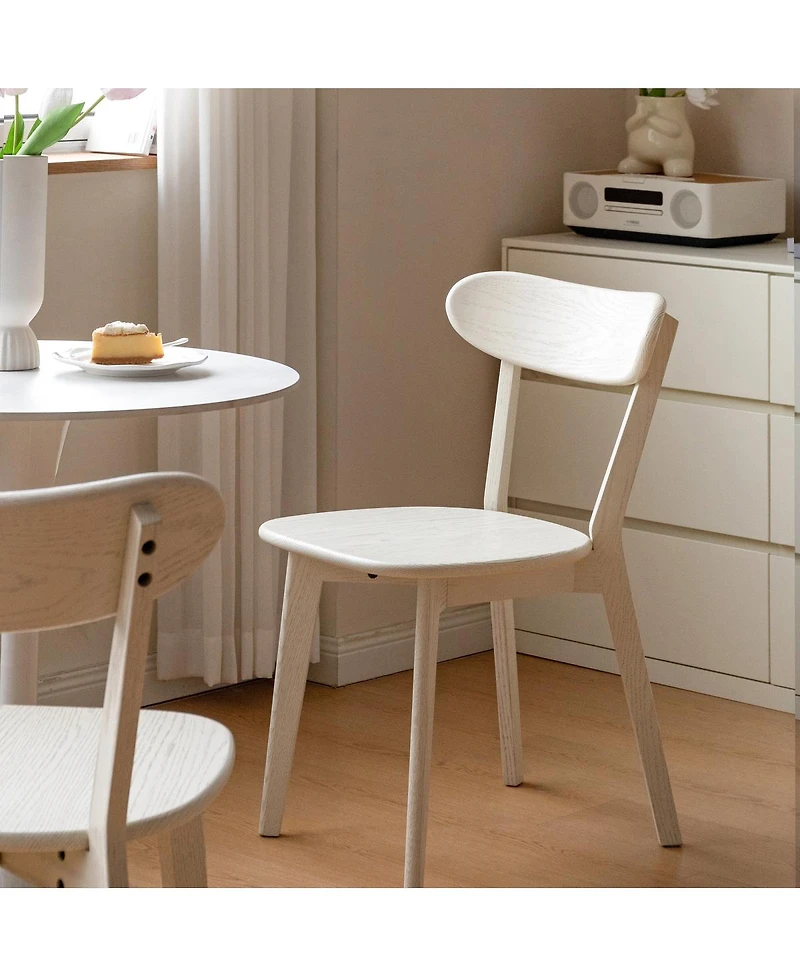 Streamdale Furniture Solid Oak Dining Chair - Made in North America (47.5 55.5 78cm)