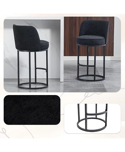 Streamdale Furniture Counter Height Bar Stools Set of 2