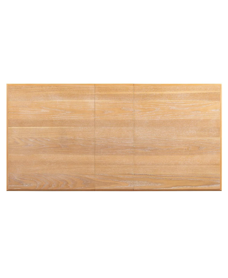 Streamdale Furniture Vintage Extendable Dining Table Set for 6