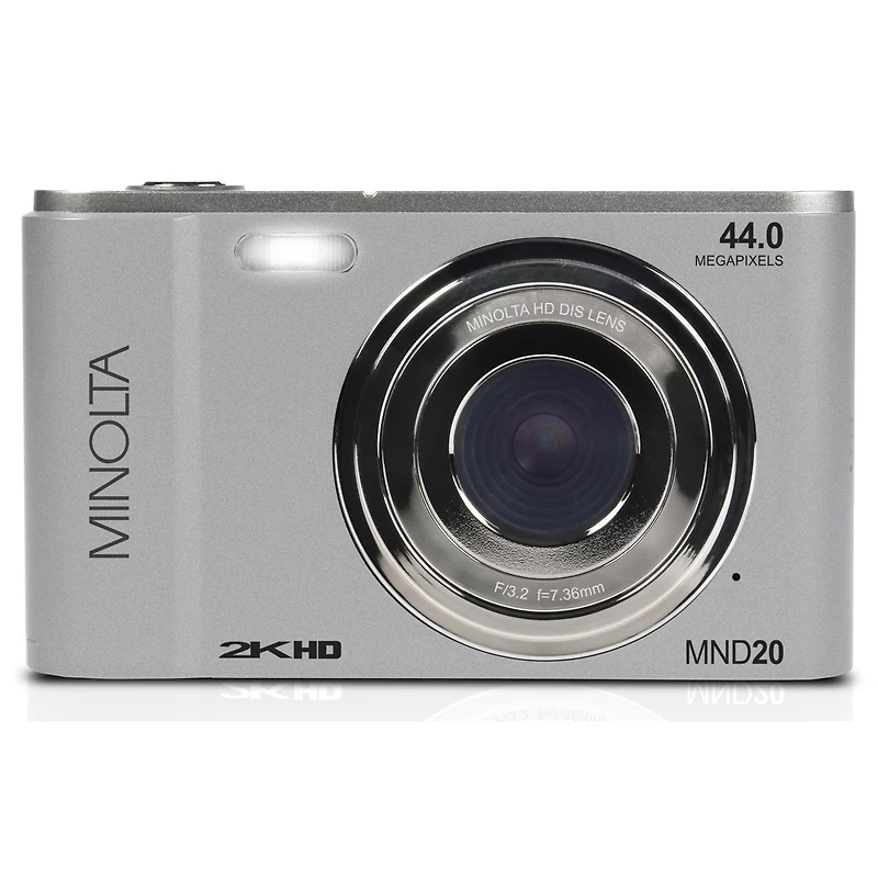 Minolta Minolta MND20 44 Mp 2.7K Ultra Hd Digital Camera (Silver