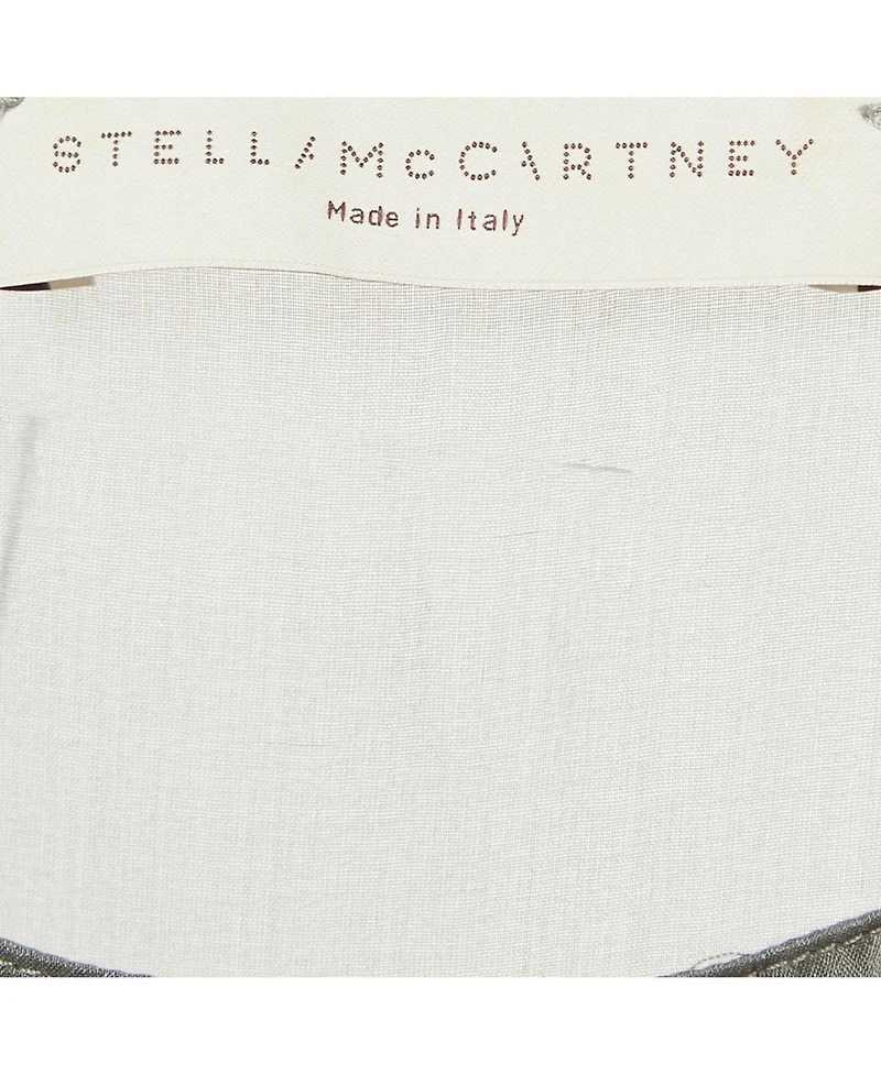 Pre-Owned Stella Mccartney Women's Grey Silk Sheer Sleeveless Top