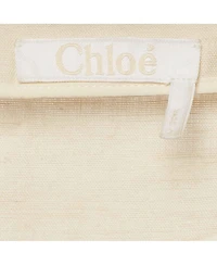 Pre-Owned Chloe Women's Beige Linen Top