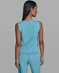 Karl Lagerfeld Paris Women's Keyhole Sweater