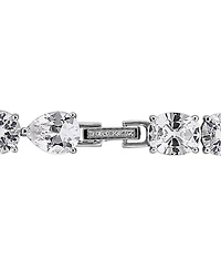 Macy's White Sapphire (45 ct. t.w.) Bracelet in Sterling Silver