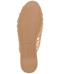 Dolce Vita Women's Ginna Caged Slip-On Jelly Mule Flats