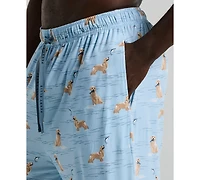 Perry Ellis Portfolio Men's Dog Joggers Sleepwear Pants