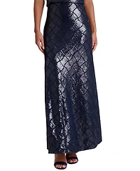 Muse Women's Sequin A-Line Maxi Skirt
