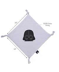 Lambs & Ivy Star Wars Darth Vader Gray Cotton Jersey Security Blanket/Lovey
