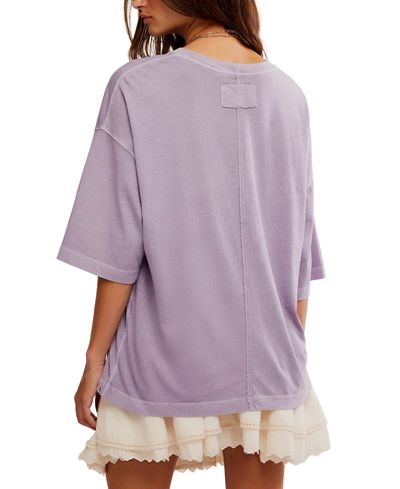 Free People Women's Perfect Oversized Crewneck T-Shirt