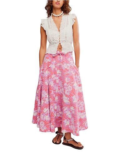 Free People Women's Zephyr Bustle Convertible Maxi Skirt