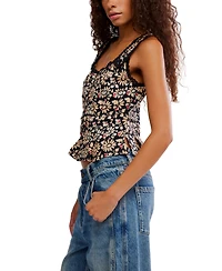 Free People Women's Bridgette Corset Scoop Neck Top