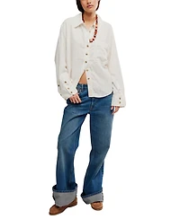 Free People Women's Laurel Button-Up Shirt