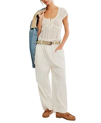 Free People Women's Claro Short-Sleeve Top