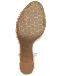 Arezzo Women's Nina High Block Heel Sandals