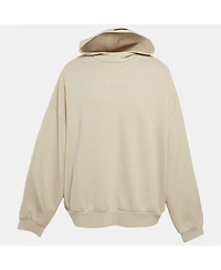 Pre-Owned Fear Of God Men's Essentials Logo Print Cotton Hoodie