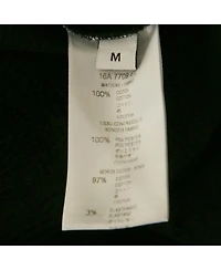 Pre-Owned Givenchy Men's Black Logo Printed Cotton Distressed Sweatshirt