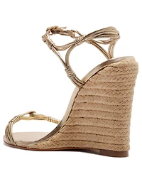 Schutz Women's Nara Round Toe Wedge Sandals