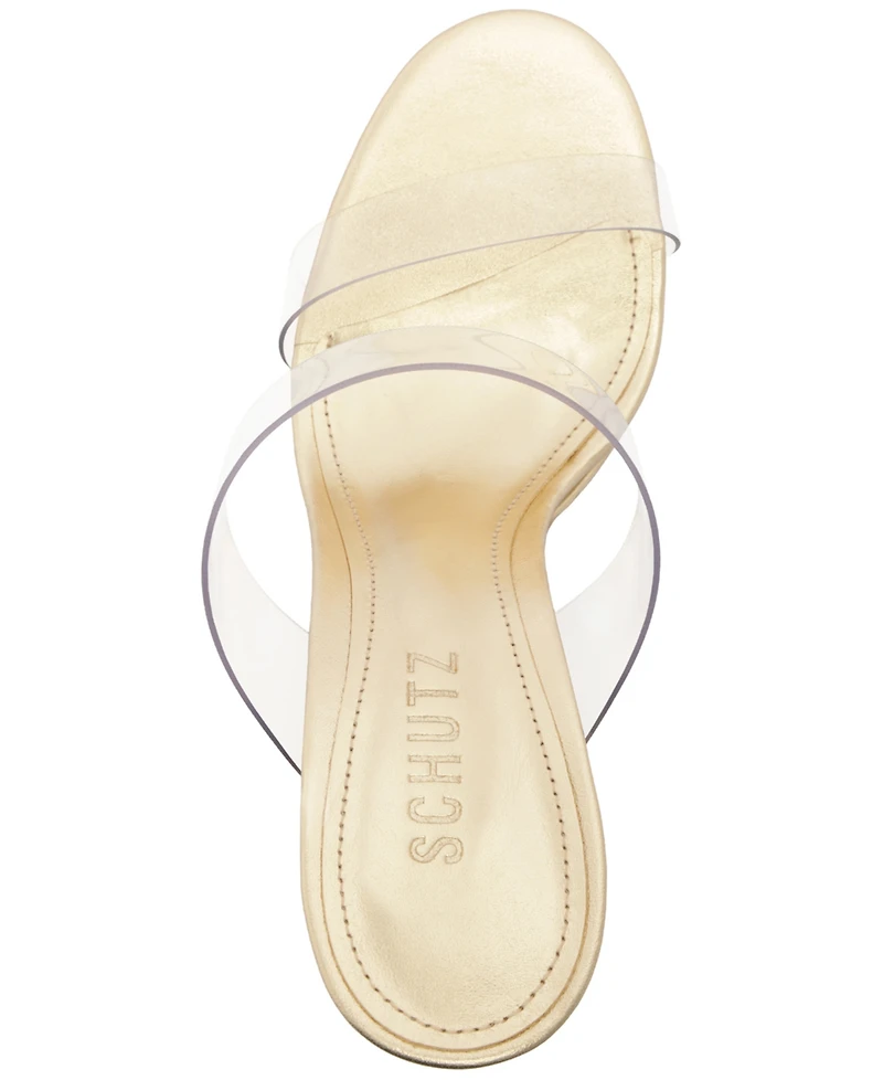 Schutz Women's Ariella Slip-On Platform Dress Sandals