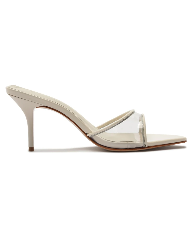 Schutz Women's Elodie Vinyl Slip-On Dress Sandals