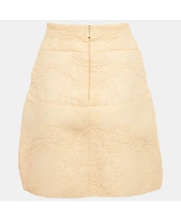 Pre-Owned Chloe Women's Jacquard Flounce Mini Skirt