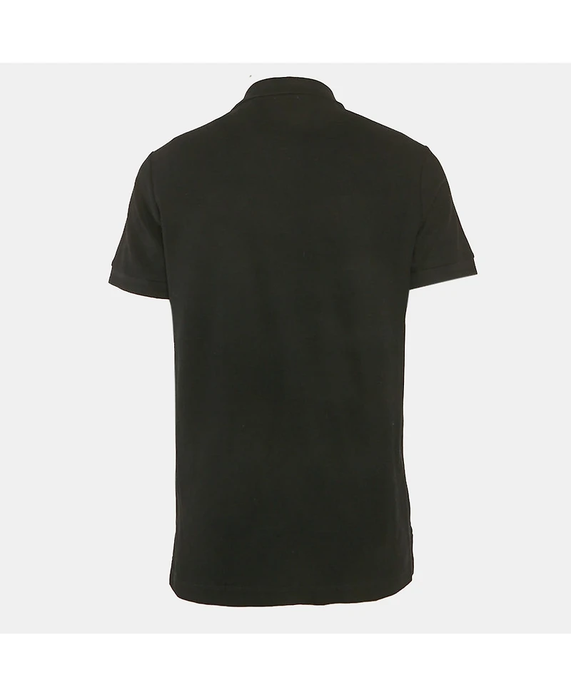 Pre-Owned Burberry Men's Black Pique Jersey Polo T-Shirt