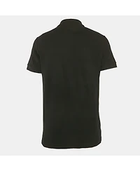 Pre-Owned Burberry Men's Black Pique Jersey Polo T-Shirt