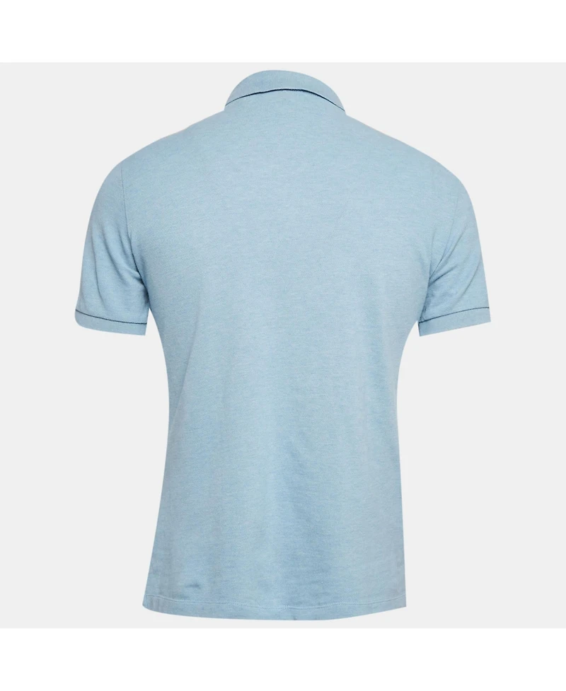 Pre-Owned Burberry Men's Brit Blue Cotton Knit T-Shirt