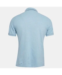 Pre-Owned Burberry Men's Brit Blue Cotton Knit T-Shirt