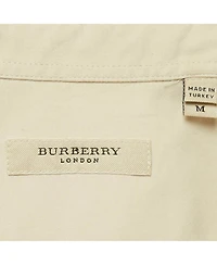Pre-Owned Burberry Men's Grey Cotton Long Sleeve Shirt