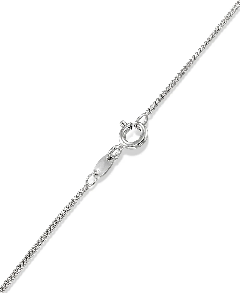 Macy's Marcasite (0.07 ct. t.w.) and Onyx (1 ct. t.w.) Teardrop Pendant Necklace in Sterling Silver