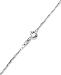 Macy's Marcasite (0.07 ct. t.w.) and Onyx (1 ct. t.w.) Teardrop Pendant Necklace in Sterling Silver