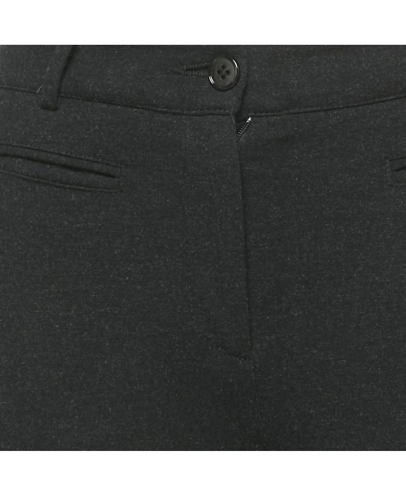 Pre-Owned Dolce & Gabbana Women's Black Viscose Blend Stretch Slim Fit Trousers